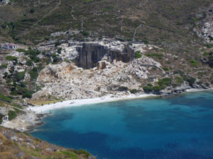 Panoramica della spiaggia di Mesachti